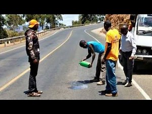 Anti-gravity hill in machakos//watch water flow upwards!!🤔