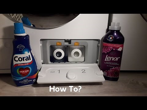 How To Clean The TwinDos System And Use The Refill Dispenser In a Miele W1 TwinDos Washing Machine?