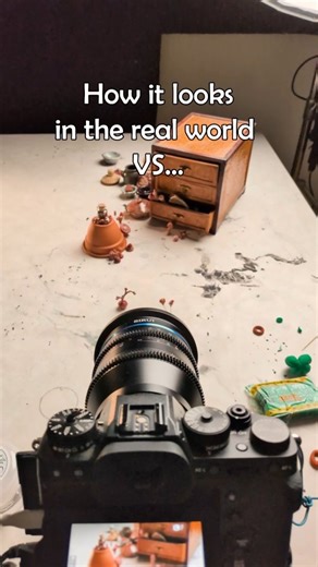 Camillo Sancisi | Stop-motion & 2D on Instagram: "Third and last backstage video for this loop animation. This one is about the set. Many of the little objects in the screen are created by me and painted by @piocottero for a longer project that I'll post at some point. . . . #animation #clayanimation #setdesign #backstage #behindthescenes"