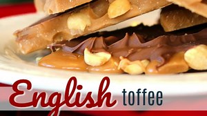 This is the best English Toffee recipe I have ever had, it’s easy and has the perfect crunch. It is so good with chopped peanuts or almonds in the center. https://www.favfamilyrecipes.com/english-toffee/ | Favorite Family Recipes