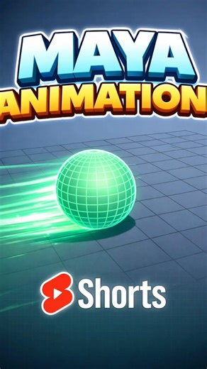 Bouncing Ball Animation with Squeeze and Stretch #indiedev #blender3d #maya2026