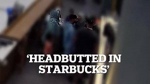 Jury shown moment 'man headbutted in Starbucks' in Manchester Airport