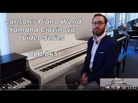 YAMAHA CLavinova CLP-845 Digital Piano Presentation