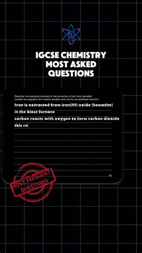 🔴 Part 3️⃣ IGCSE Chemistry Predicted Questions for 2026 Exams 💯