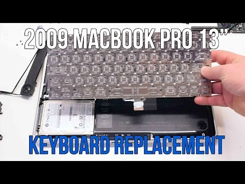 2009 Macbook Pro 13" A1278 Keyboard Replacement