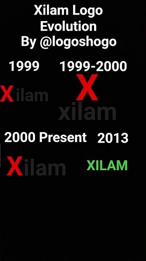 Xilam Logo Evolution by ‪@Logoshogo‬ #xilam