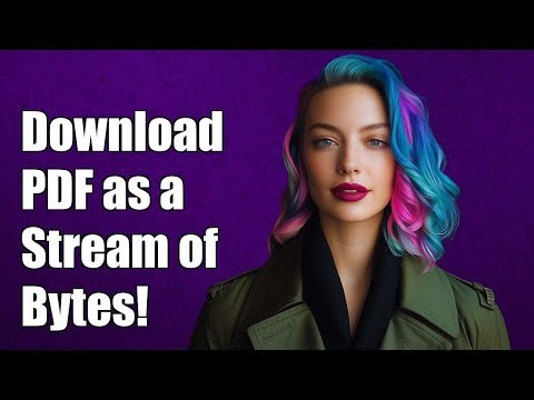 Dowload PDF as a stream of bytes