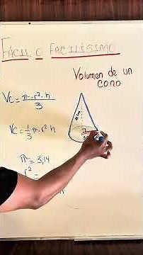 Volume of a cone