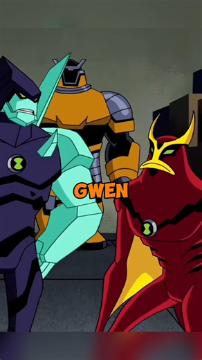 How Gwen Use Mana Powers Inside Diamondhead’s Body 😱 #benten #omnitrix #azmuth #gwen #kevin11 #ben10