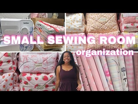 Sew & Sell | Small Sewing Room Organization for Makers