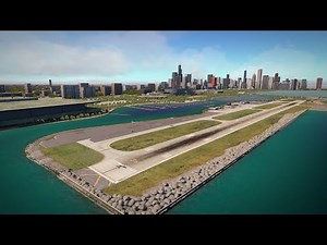 Blender Merrill C. Meigs Field Airport reconstruction Project for flight sim 2020 part I