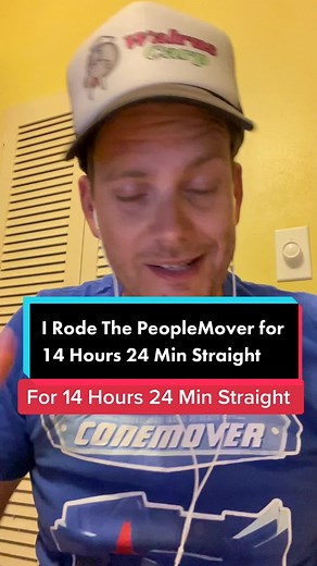 Record-Breaking 66 Laps on Disney's PeopleMover