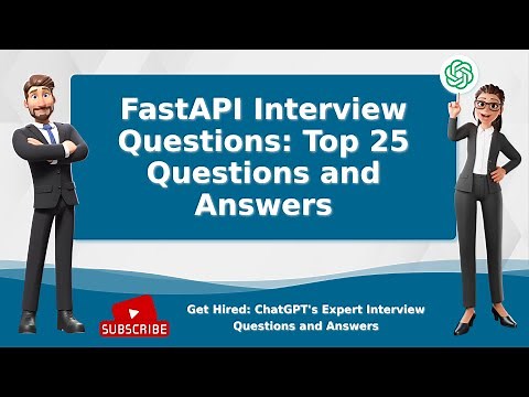 FastAPI Interview Questions and Answers | Top 25 | chatGPT