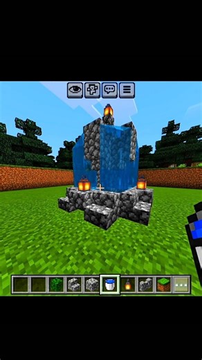 “Simple Stone Fountain in Minecraft 💦”#shorts