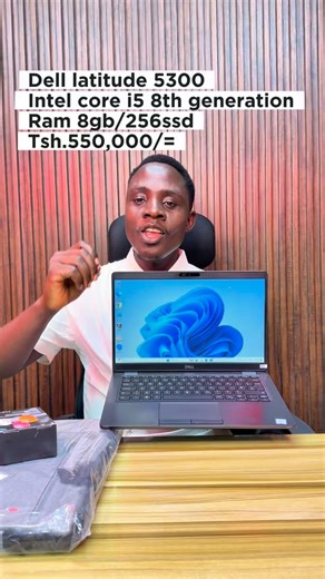 Laptops | Desktops | Tablets on Instagram: "DELL LATITUDE 5300 Very Professional laptop and high perfomance laptop 8% price Down👇🏽👇🏽 BRAND DELL LATITUDE 5300 ->Core i5 8generation ->Touchscreen(Hd) ->8 number of (CPUs) @2.2Gh ->8gb Ram ->256Ssd ->Battery Health (5hrs) ->Base processor 2.3Ghz ->Uhd Graphics 620(graphics works) ->HDMI PORT USB PORT TYPE C PORT FREE INSTALLATION YA PROGRAMS ->Window 10 & 11 pro -> Adobe photoshop & Illustretor ->Autorcard $ archcard (kwa engineering works) ->Of