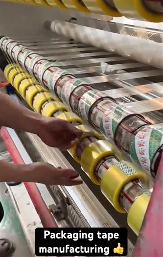 How to manufacture packaging tapes 👍