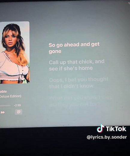 Irreplaceable- Beyoncé#applemusic #lyricsvideo #fyp