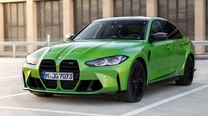 The 2021 BMW M3 Sedan shown in Java Green Metallic