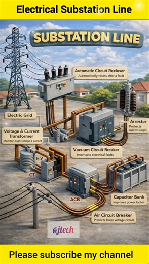 Electrical Substation Line💻