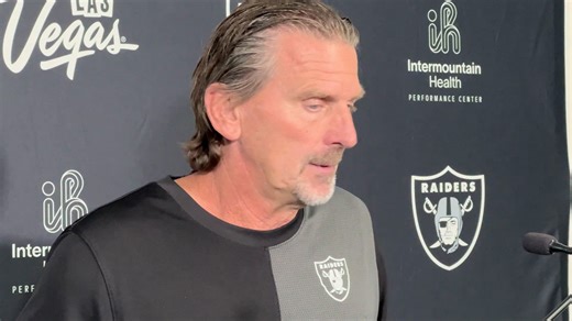 Las Vegas Raiders interim OC Greg Olson on Houston’s defense: stands out for its speed, physicality, and cohesion across all three levels