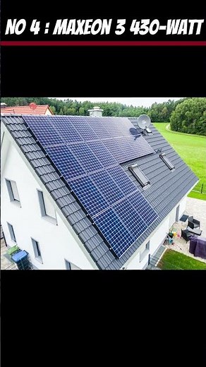 TOP 5 BEST SOLAR PANELS 2024