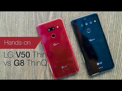 LG V50 ThinQ vs G8 ThinQ comparison