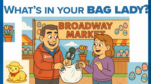 'What's in your bag lady?' at the Broadway Market