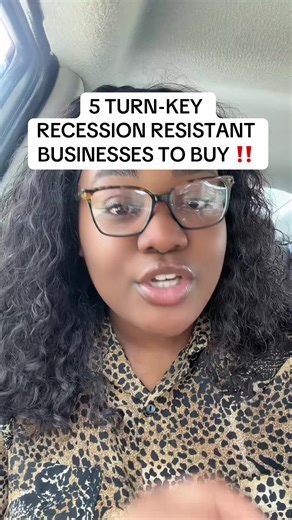 5 Recession Resistant turn-key businesses you should buy ASAP‼️ #businesstips #fyp #recession