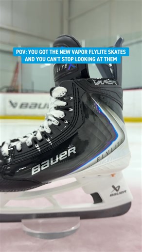 Get ready to FLY. The new VAPOR FLYLITE Skates feature the most reactive materials we've ever put into a skate — helping you blow past the competition. Available now and ready to ship. | Bauer Hockey | Facebook