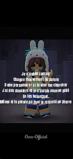 Mon trait toxique ? #foryou #roblox #fyp‪@Lumine-officiel‬