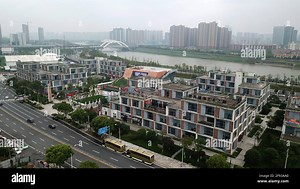 Changsha, China's Hunan Province. 8th Apr, 2021. Aerial photo shows the Malanshan Video Cultural and Creative Industrial Park in Changsha, central China's Hunan Province, April 8, 2021. Project of restoring old films telling revolutionary history or depicting revolutionary figures has been launched at Malanshan Video Cultural and Creative Industrial Park in Hunan. Professionals will restore the old films and convert them to digital format for longer preservation and more diverse presentation. Cr