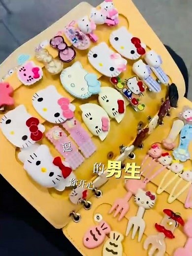 hello kitty hair accessories |#hellokittystuff #hellokitty #hellokittybag #shortsfeed