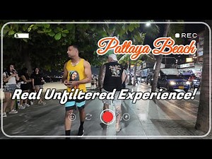 Pattaya Nightlife 😳 Unfiltered Red Light Area Tour | Beach Road Thailand 🇹🇭 | 4k Video