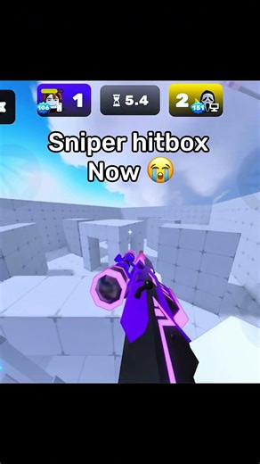 Sniper hitbox now vs then 🥶💀 #robloxshorts #roblox #robloxshorts #nothingimposibleinthisworld