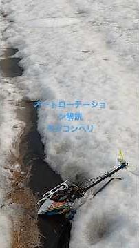小型ラジコンヘリのオートローテーション、解説付き #ラジコンヘリ #オートローテーション #ヒロボー
