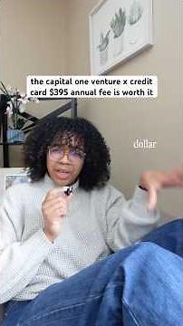 The capital one venture x credit card $395 annual fee is worth it #creditcard #capitalone