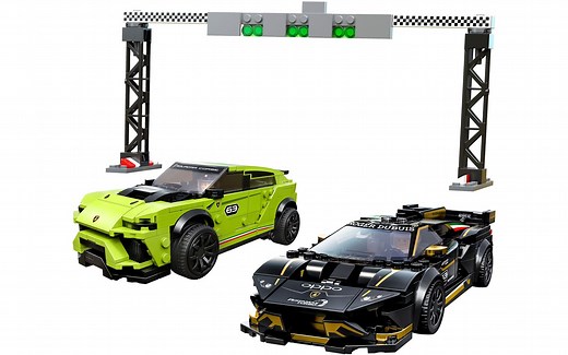 乐高 LEGO 76899 超级赛车系列 兰博基尼套装 Urus ST-X & Huracán Super Trofeo EVO 2020新品评测