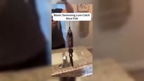 Robotic Fishing Lures, Bionic Swimming Bait, 3D Fishing Lures That Swim by Itself, 5.1” Robot Smart Bait Like a Real Fish