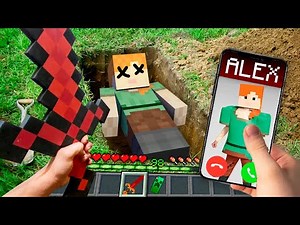 Minecraft in Real life POV ALEX IN GRAVE in Realistic Minecraft Vs Real Life En La Vida Real
