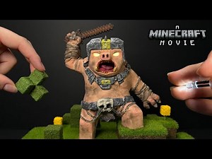 I made the Piglin Brute from A Minecraft Movie