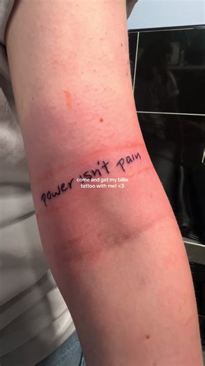 thank you billie for giving me my song for life and for writing these lyrics which encapsulate so many little aspects of my life into one perfect phrase - 'power isnt pain'. @BILLIE EILISH forever and ever 🫀#yourpower #billieeilish #hte