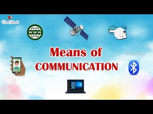 Learn Means of Communication with Pictures for Kids in English | Communication In Modern Times