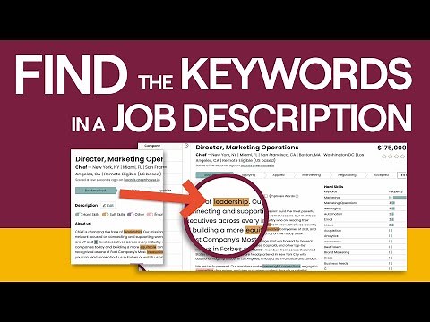 3 Ways to Find the Keywords In a Job Description