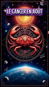2.2K reactions · 387 shares | Le signe du zodiaque cancer en août. #astrologie | Astrotikdaily | Facebook
