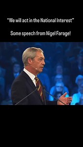 “We will act in the National Interest, regardless of criticism” some speech from Nigel Farage this… #NigelFarage #NationalInterest #ReformUK #Debates #Fyp | CORKY