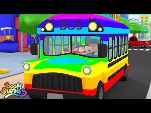 The Wheels On The Bus : A Fun Bumpy Ride with Boom Buddies Nursery Rhyme - Videos For Kids