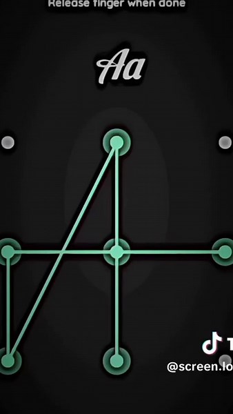 Creación de un patrón de bloqueo de pantalla 🔒