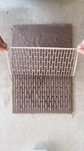 Kate Schroeder (Sch-rae-der) | How to make a brick or stone slab. In this video I am using a stencil that I made with my Cricut cutter, a fresh slab of stoneware, mason... | Instagram