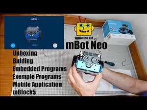 mBot Neo : Unboxing and first tests. mBot2, Cyberpi, Quad RGB sensor, Python, Scratch, Robot