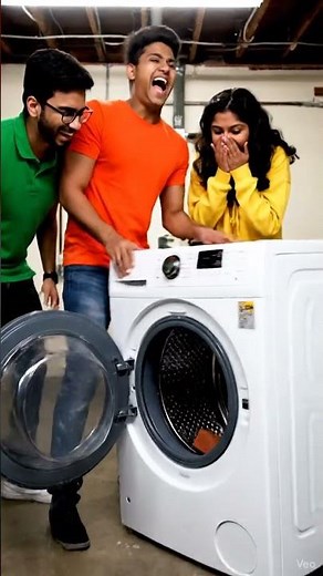 He Threw a Brick in a Washing Machine